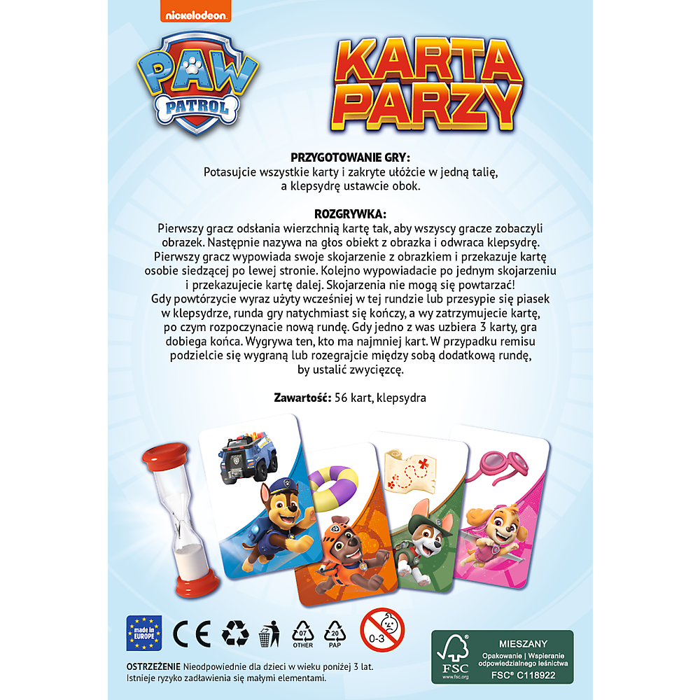 Paw Patrol paren kaartspel Trefl 02691 (2)
