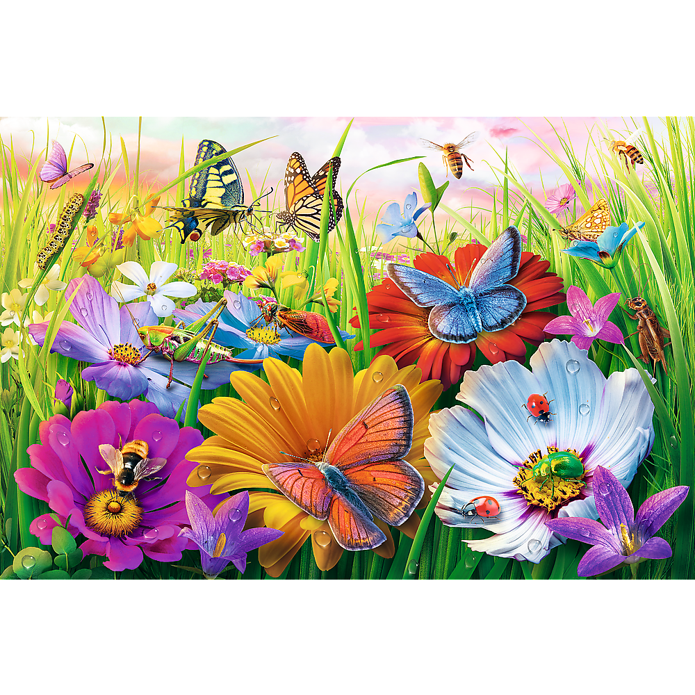 Puzzel - 300 EasyPiece - Insecten in de wei Trefl 23103