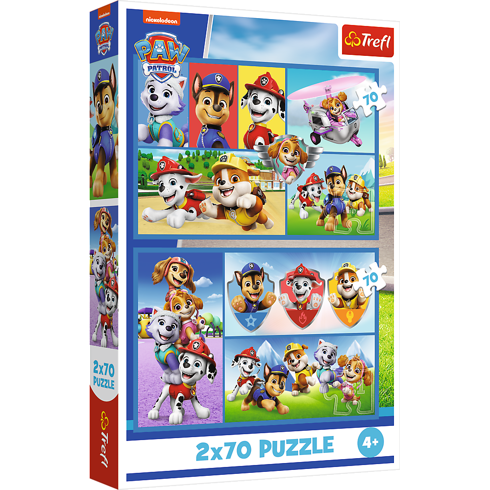 Puzzel - 2x70 - Paw Patrol-regels Trefl 34441
