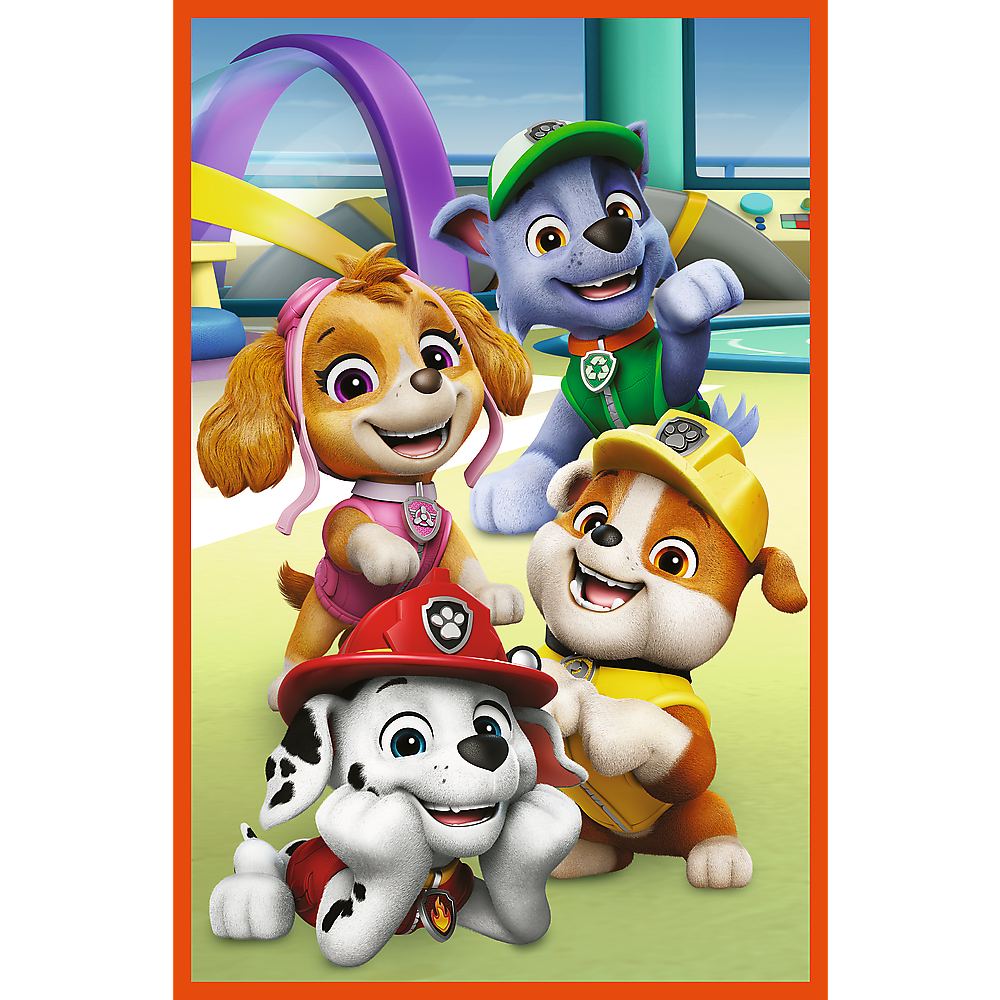 Puzzel - 3x80 - Hondenroedel Paw Patrol Trefl 34886 (2)