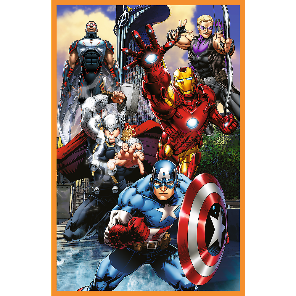 Puzzel - 3x80 - Dagen vol actie - Disney Marvel The Avengers Trefl 34883 (2)