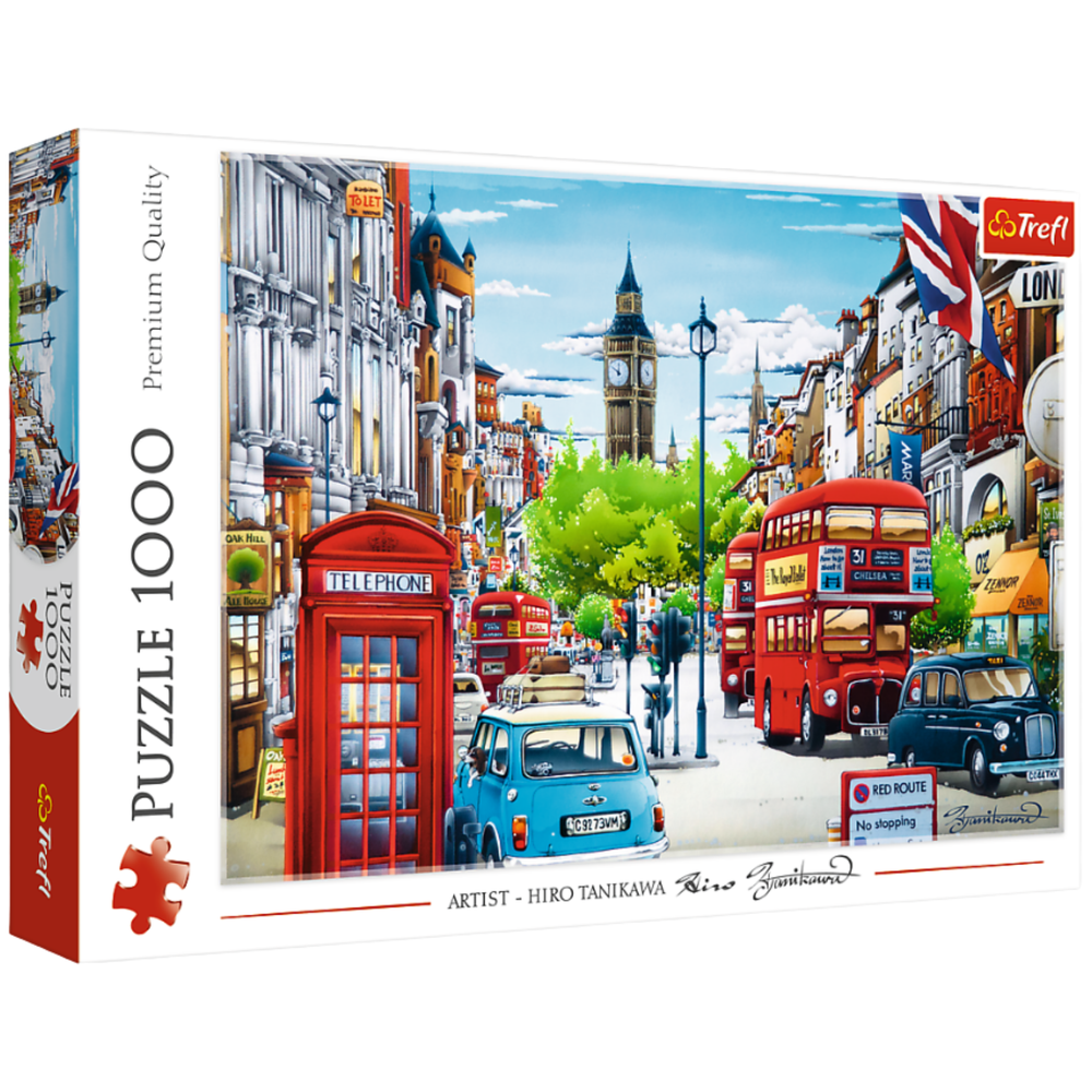 Legpuzzel - 1000 – Straat in Londen – Trefl 10557