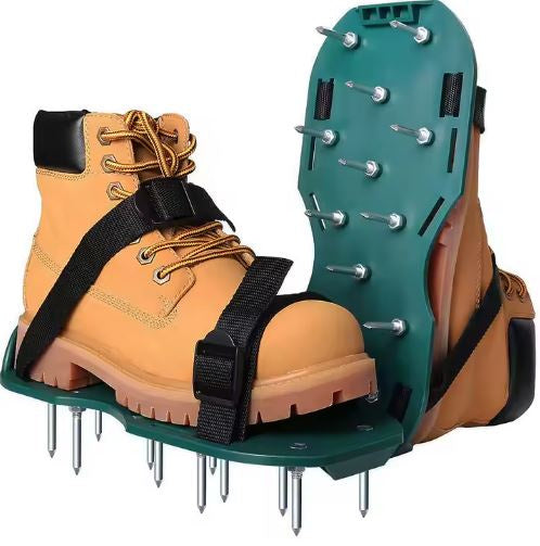 Verticuteerschoenovertrekken met gras-spikes (2)