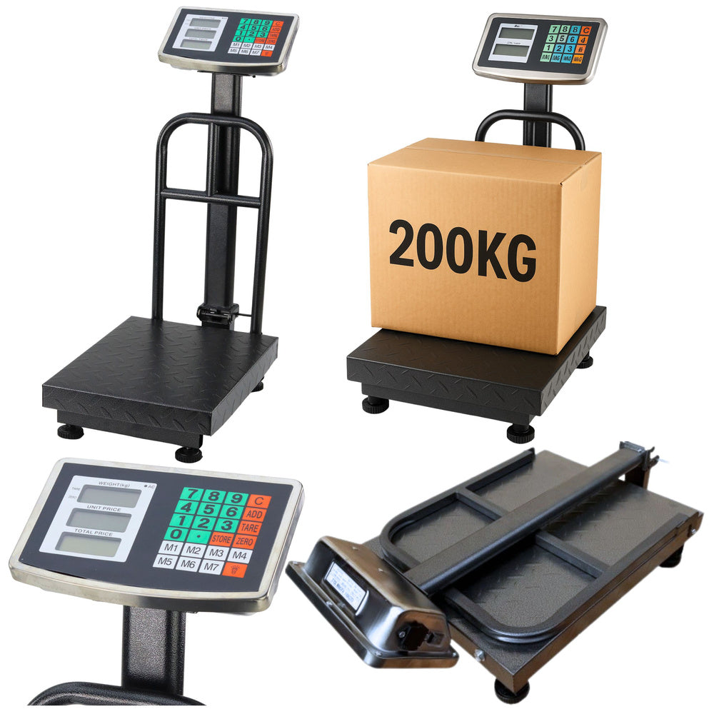 LCD elektronische weegschaal platformmagazijn nauwkeurigheid tot 20g 200kg