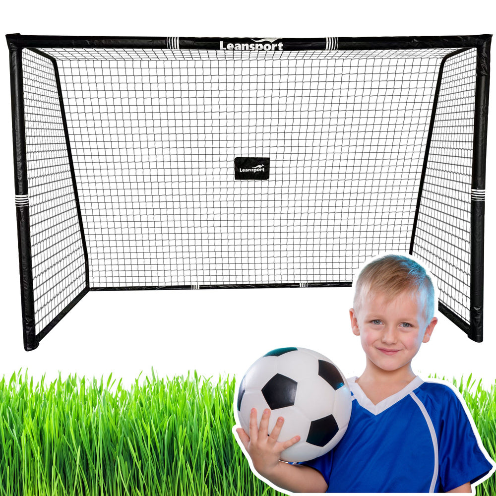 Draagbaar voetbaldoel voor kinderen van metaal 300×200×120cm