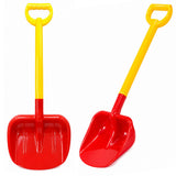 Grote kindersandschop 63 cm rood en geel