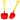 Grote kindersandschop 63 cm rood en geel
