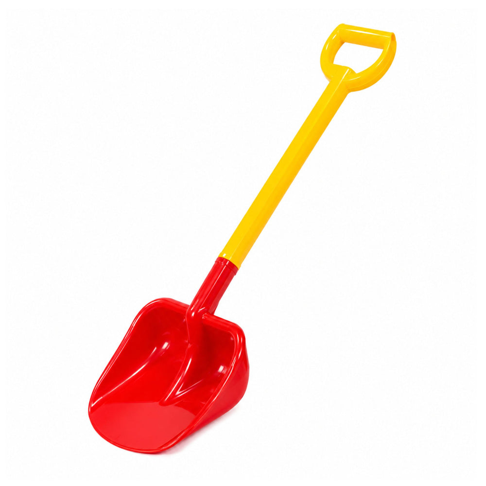 Grote kindersandschop 63 cm rood en geel (3)