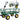 Opvouwbare tuintransportwagen, stalen aanhanger, 200 kg