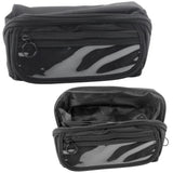 Etui schoolset, uitbreidbaar, ruim, zwart, 20x10cm
