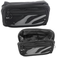 Etui schoolset, uitbreidbaar, ruim, zwart, 20x10cm