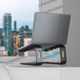 Crong AluBench – aluminium laptopstandaard (zwart) (7)