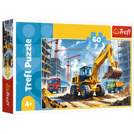 Puzzel 60 - Trefl 17406 Graaflaadcombinatie-Tractor