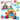 3D-magneetblokken constructiepuzzel kleurrijk 45 st