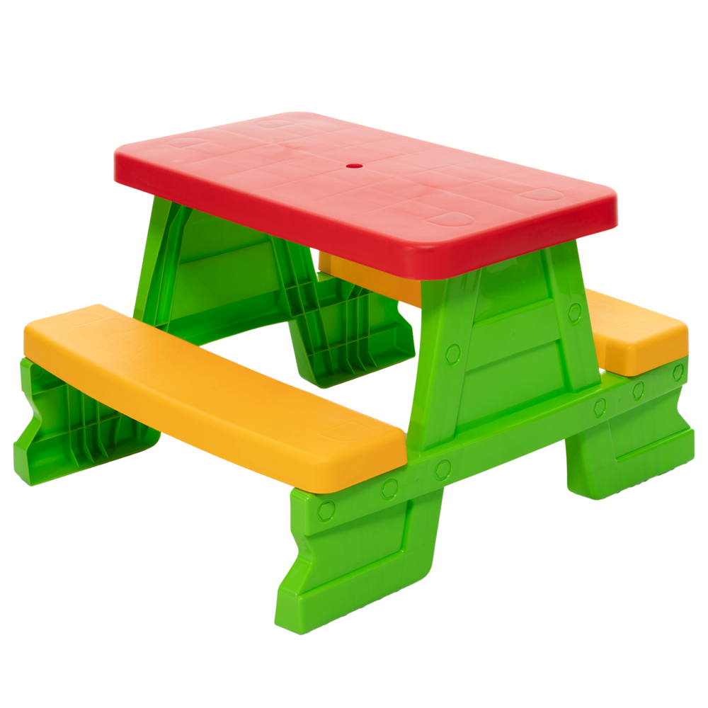 Dorex Groene tuintafel- en bankset voor kinderen 5067