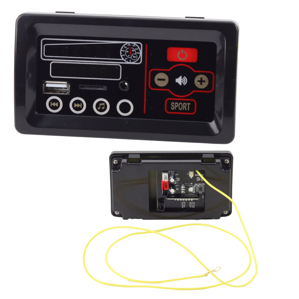 Muziekpaneel voor een voertuig op batterijen - 12 V
