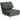 2-in-1 slaapfauteuil logeerbed, verstelbare hoofdsteun corduroy-look 82 cm x 87 cm x 89 cm groen