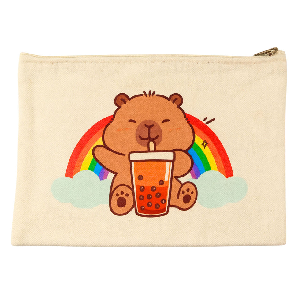 Capybara-cosmetictas met ritssluiting, praktisch voor accessoires en etui (2)