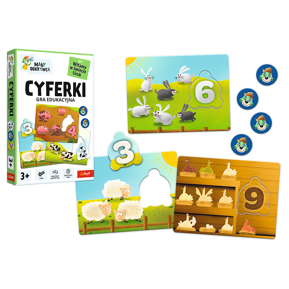 SPEL - Kleine ontdekkingsreiziger cijfers Trefl 02810 (2)