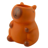 Capybara pennenhouder-figuur, bruin, 10 x 7 cm (3)