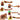 Sleutelhanger capybara-figuur, hanger, karabijnring, mix