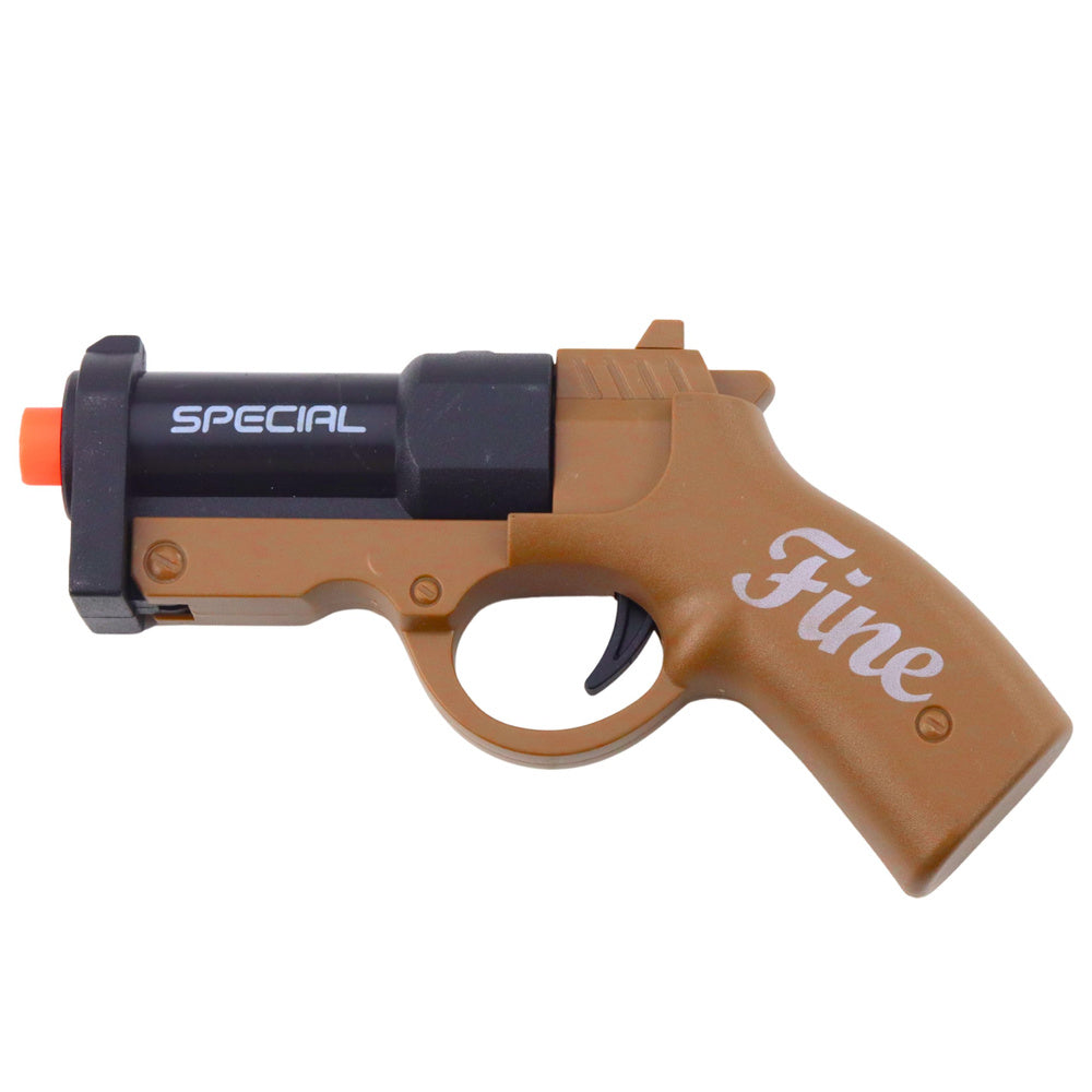 Mini-pistool voor kogels en patronen, zwart en bruin, 13,5 cm (2)