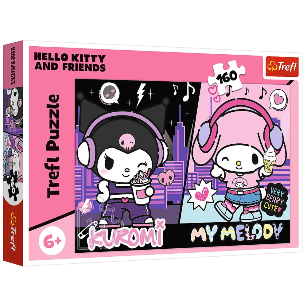 Puzzel - 160 - Kuromi-regels - Hello Kitty Trefl 15430