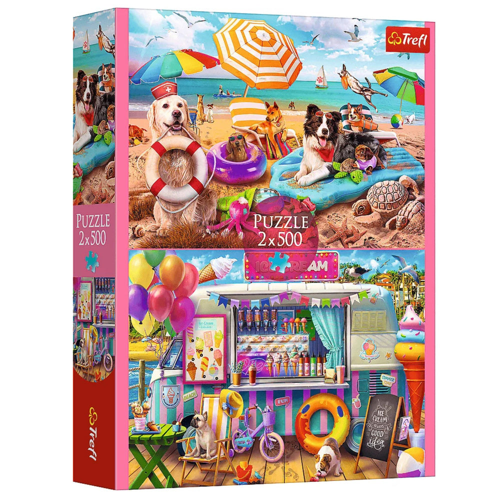 Puzzel - 2x500 - Vakantietijd Trefl 37533