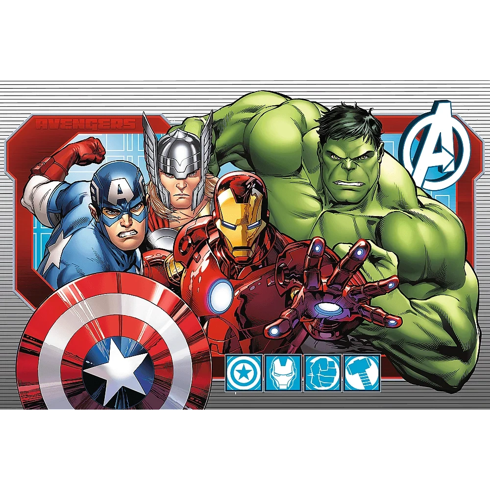 Puzzel 24 Maxi – Altijd rechtvaardig – Disney Marvel The Avengers Trefl 14378 (2)