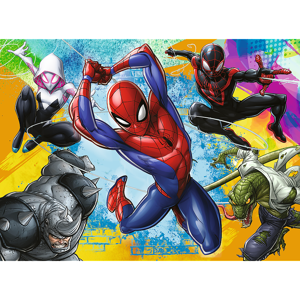 Puzzel 30 – Spider-Mans kleuren – Disney Marvel Spider-Man Trefl 18307 (2)