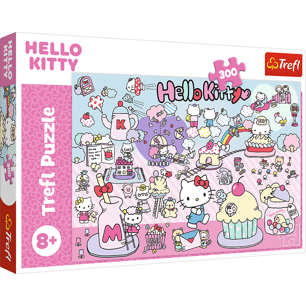 Puzzel – 300 stukjes – Ontdek de wereld van Hello Kitty – Hello Kitty Trefl 23031