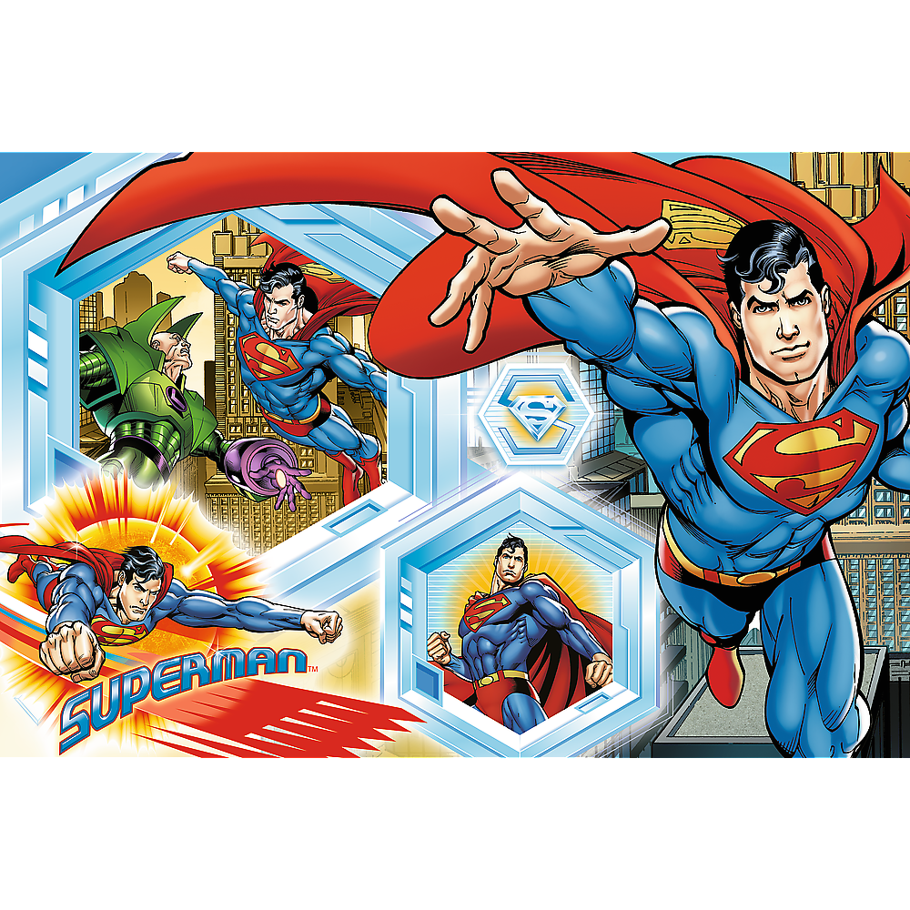 Puzzel 300 – Onverwoestbare Superman – Warner Superman Trefl 23032 (2)