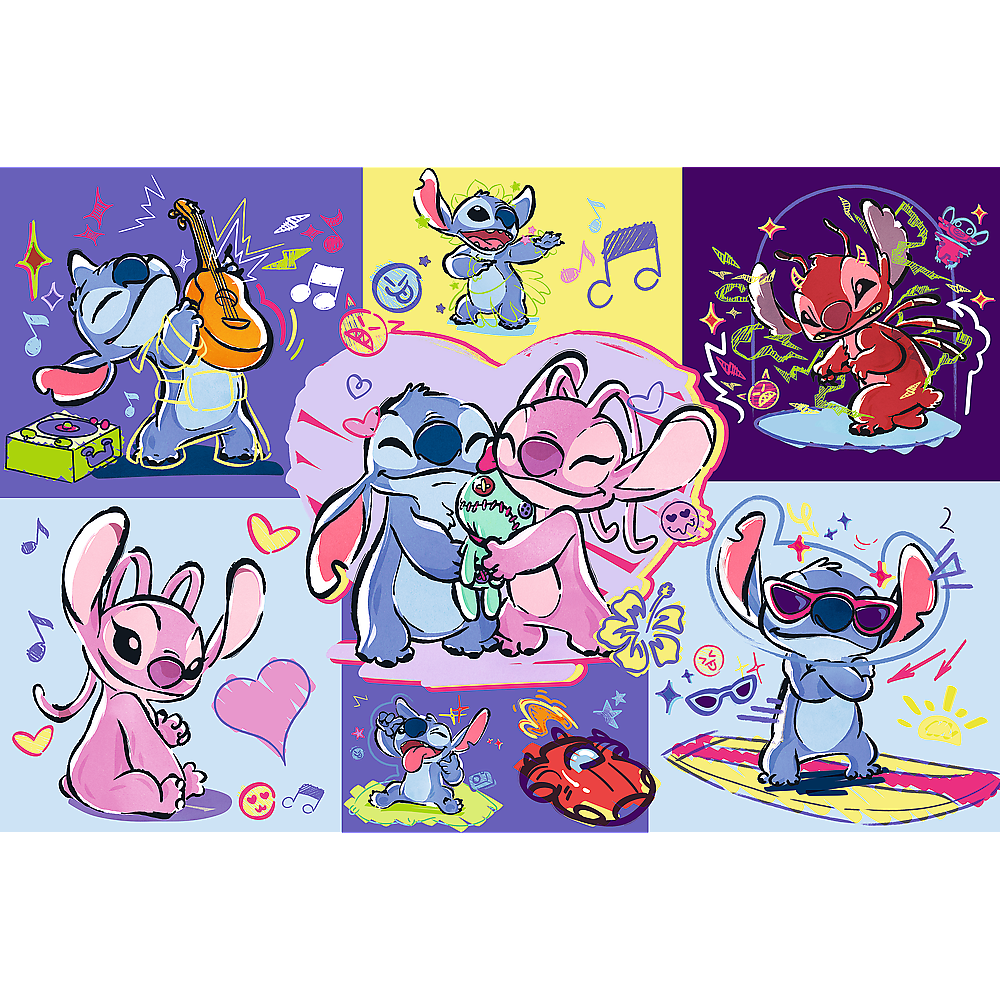 Puzzel – 300 stukjes – Gekke Stitch – Disney Lilo & Stitch Trefl 23033 (2)
