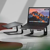 Crong AluBench – aluminium laptopstandaard (zwart) (8)