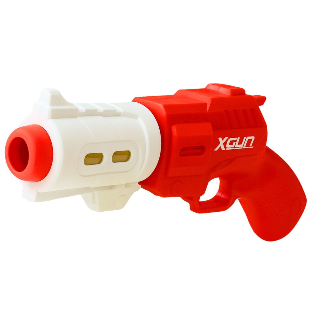 Pistool voor zachte schuimballen XGUN Rood 6 stuks.
