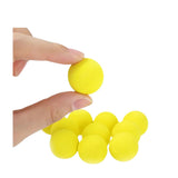 Schuimballenpistool schoolbus geel 6 stuks.