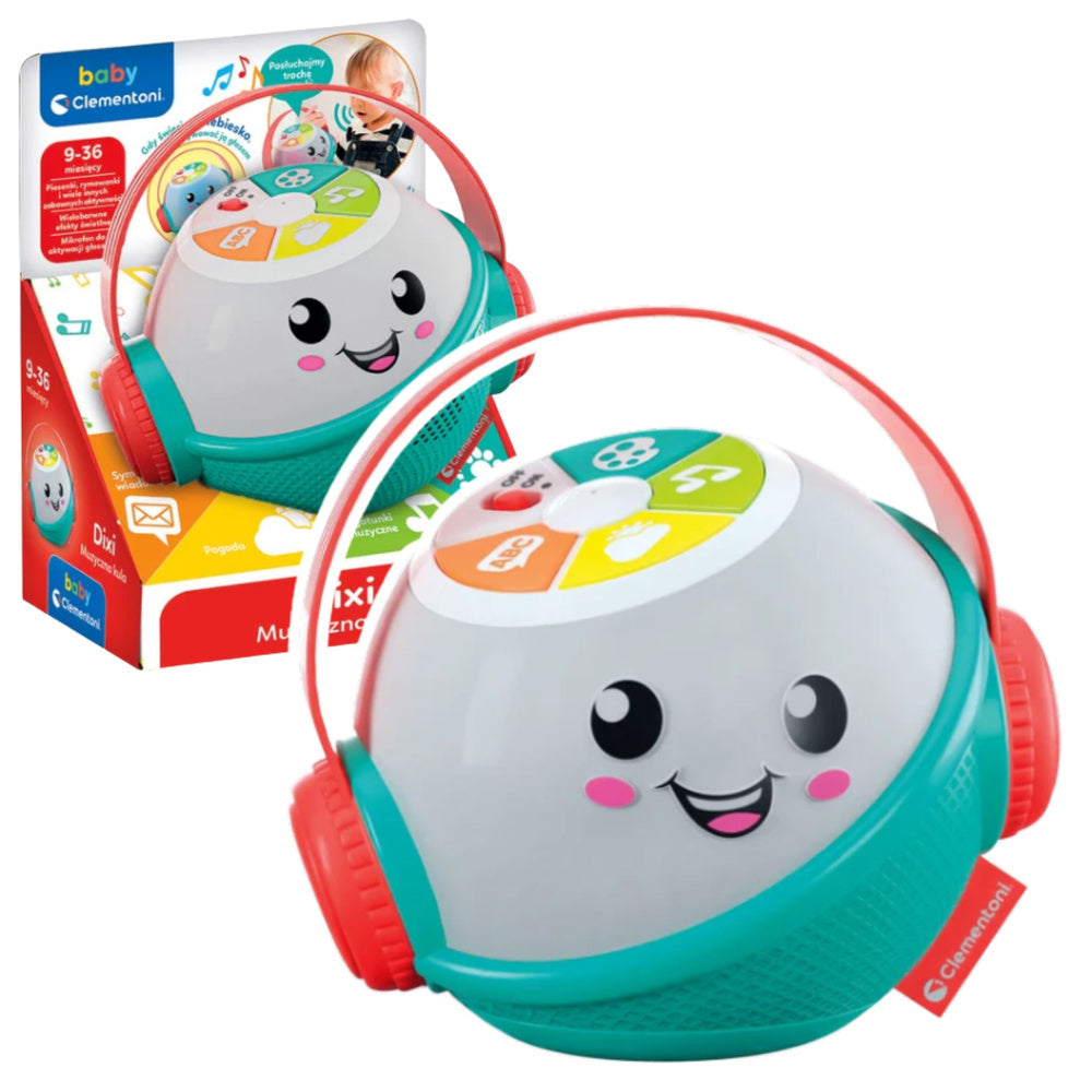 DIXI Interactieve muziekbal met microfoon (Poolse taal) Clementoni 50800