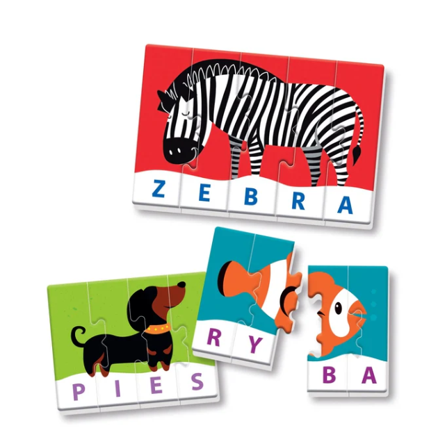 Leerspel Puzzel: Mijn eerste woorden Ik leer spelenderwijs Poolse taal Clementoni 50770 (2)