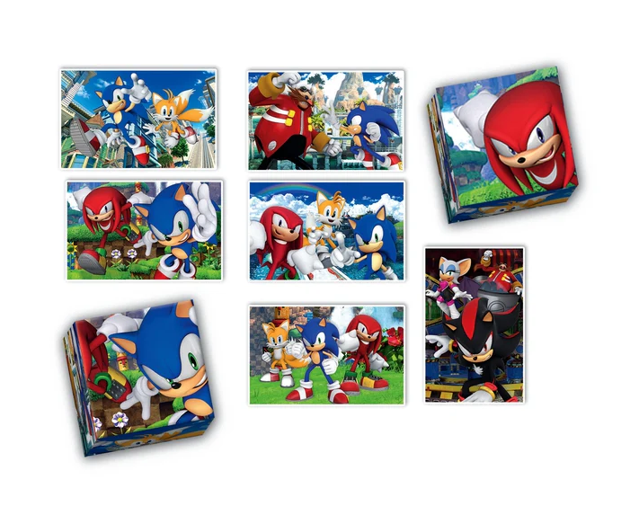 Educatieve set puzzel, memo & bouwstenen SONIC Clementoni 18318 (2)