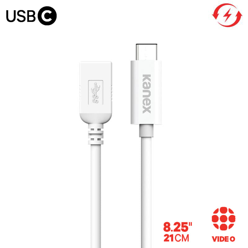 Kanex USB-C naar USB-adapter 21 cm (wit)