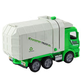 Vuilniswagen, stadslichten, geluiden, groen (3)