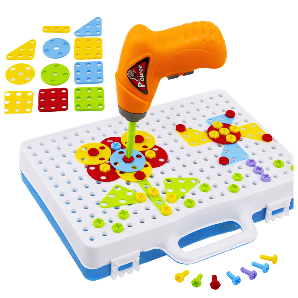 Educatieve puzzelset met schroevendraaier voor kinderen, 151 onderdelen (2)