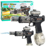 Elektrisch waterpistool, automatisch, zwart, bereik 7-9 m, 350 ml
