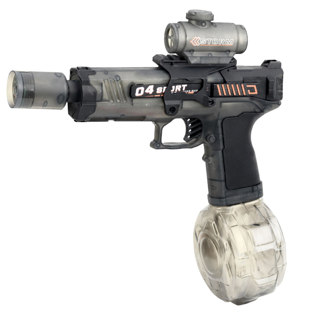 Elektrisch waterpistool, automatisch, zwart, bereik 7-9 m, 350 ml (2)