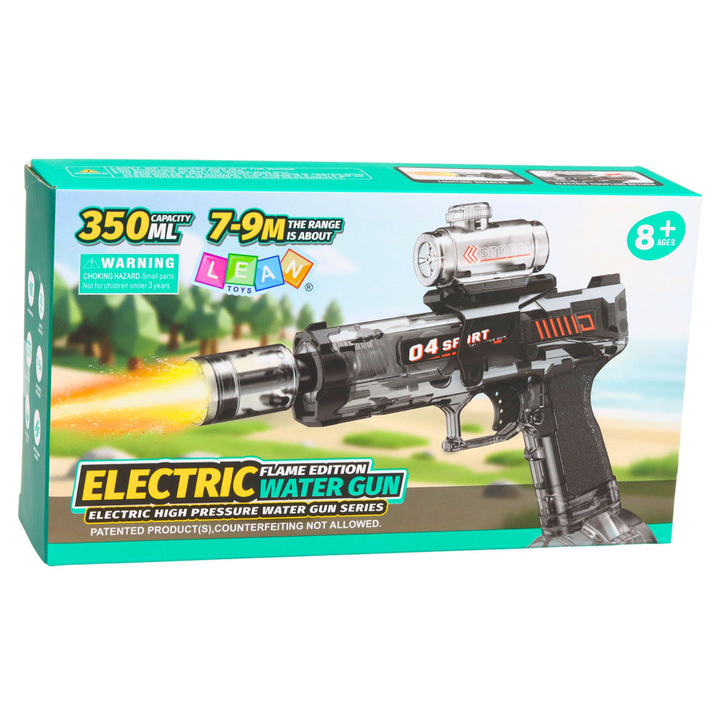 Elektrisch waterpistool, automatisch, zwart, bereik 7-9 m, 350 ml (5)