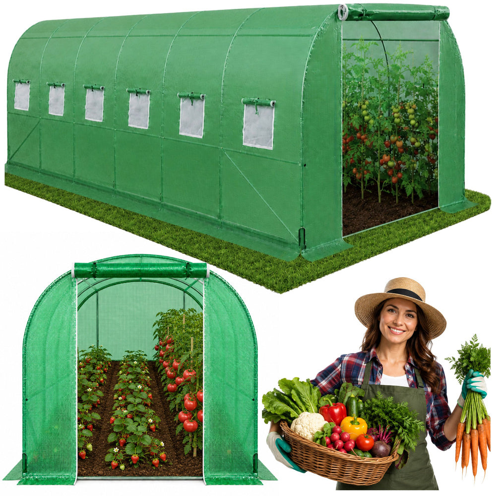 Folientunnel-tuinkas PRO frame 25 mm 10 x 3 x 2 m 30 m²
