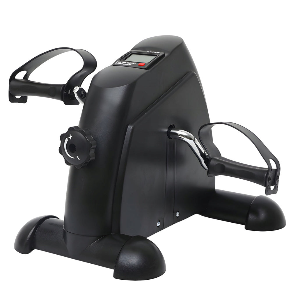Mini-hometrainer met rotorfunctie, revalidatiefunctie, 2-in-1-lcd-display, zwart (2)