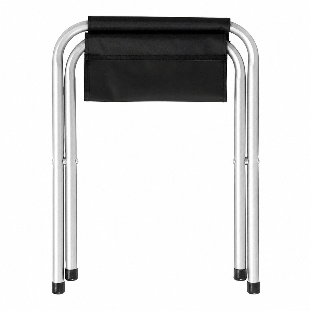 Kampeermeubelset, klaptafel, 4 krukjes, zwarte koffer (7)