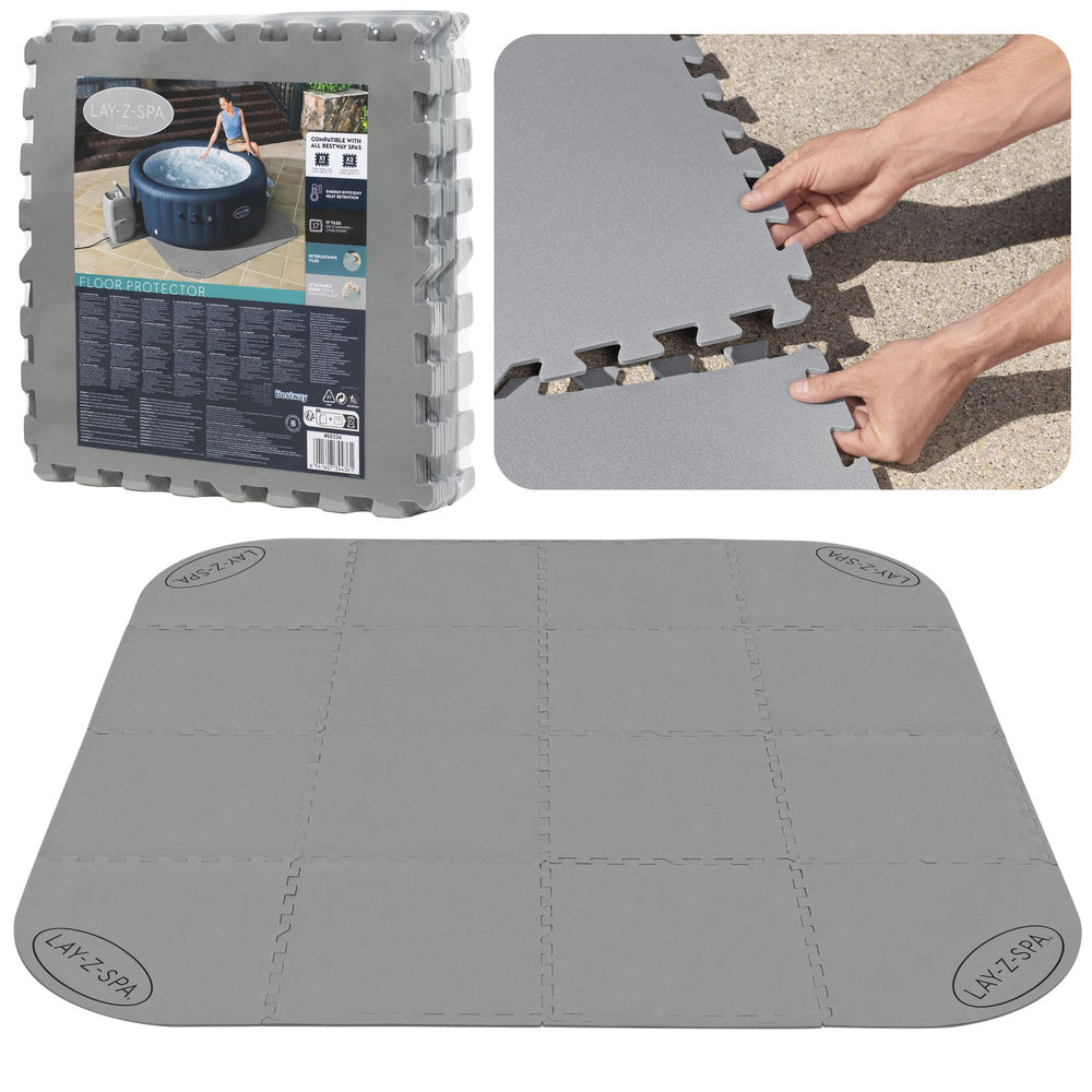 Lay-Z-Spa schuimrubberen mat voor whirlpools 196 x 196 cm Bestway 60334