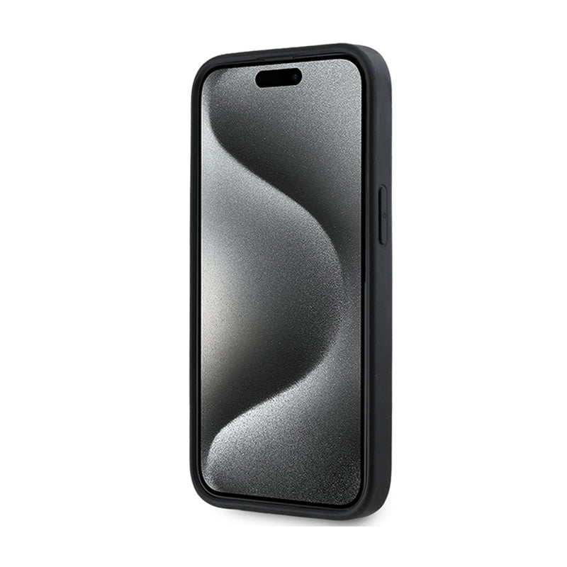 DKNY 3D Rubber Repeat Pattern - Hoesje voor iPhone 15 / 14 / 13 (Zwart) (5)